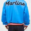 Vintage MLB Blue Miami Marlins Satin Jacket