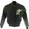 Vintage MLB Miami Marlins Black Varsity Jacket
