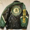 Vintage MLB Oakland Athletics Baseball Leather Jacket