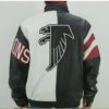 Vintage NFL Atlanta Falcons Tricolor Leather Jacket