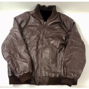 Vintage NFL Carl Banks Cleveland Browns Leather Jacket
