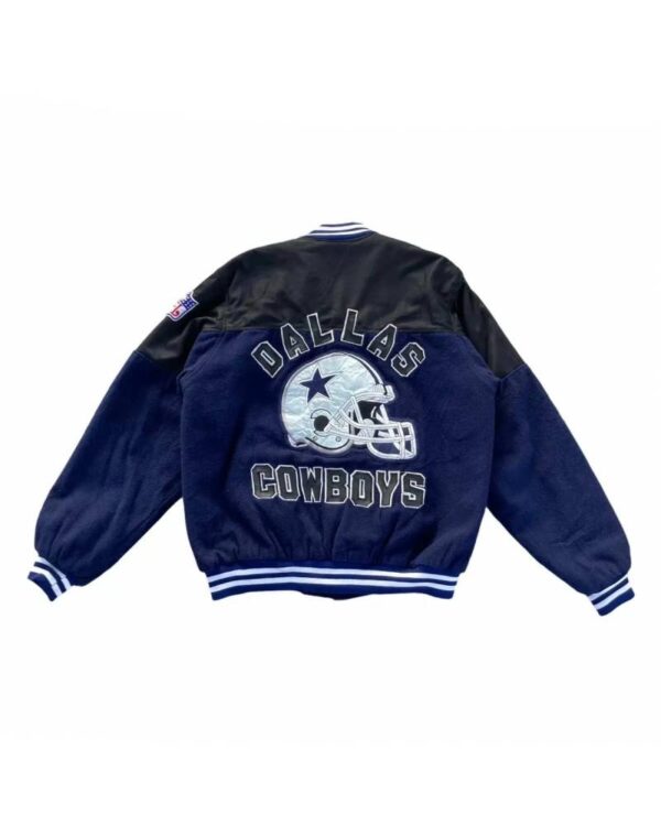 Vintage NFL Dallas Cowboys Suede Leather Jacket