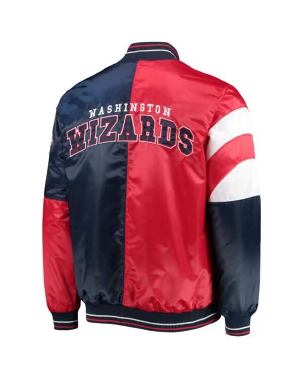 Washington Wizards Leader Color Block Satin Jacket