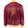 Wine Cleveland Cavaliers The Offensive Satin Jacket