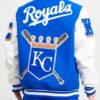 Royal Blue Kansas City Royals Pro Standard Mashup Wool Varsity Heavy Jacket