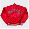 80’s Atlanta Falcons Red Bomber Satin Jacket