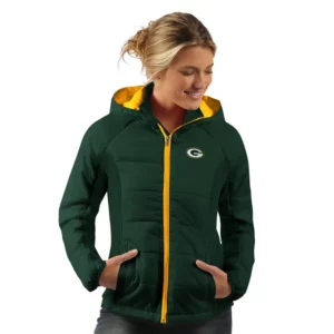 Green Bay Packers Puffer Hooded Jacket