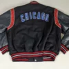 MLB Wrigley Field Chicago Cubs Blue Leather Jacket