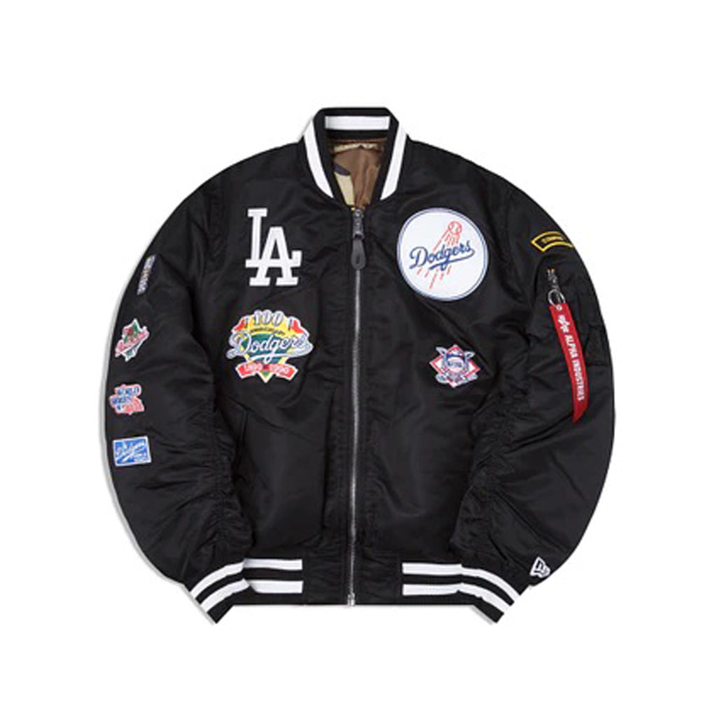 Los Angeles Dodgers Alpha Industries X New Era MA-1 Jacket- - LaJacket