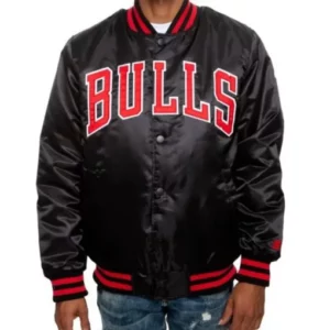 Chicago Bulls Black Jacket