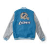 NFL Detroit Lions Varsity Sky Blue Jacket