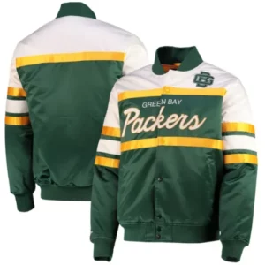 Jerrome Green Bay Packers Satin Varsity Jacket