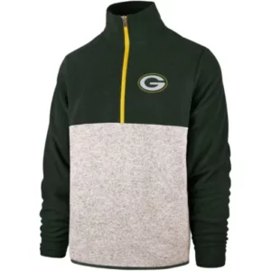 Jimmie Green Bay Packers Quarter-Zip Jacket