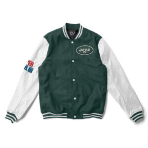 NFL Super Bowl Letterman Jacket New York Jets Varsity Jacket