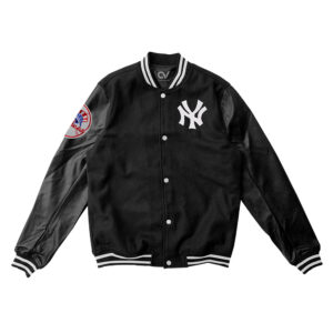 MLB New York Yankees Black Varsity Jacket