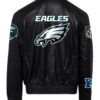 Philadelphia Eagles Leather Black Jacket