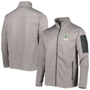 Shanan Green Bay Packers Grey Full-Zip Jacket