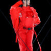 Super Bowl Halftime 2023 Robyn Rihanna Red Jumpsuit
