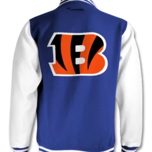 Vintage Blue NFL Cincinnati Bengals Cotton Jacket