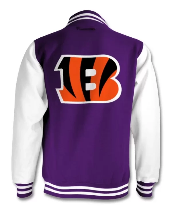 Vintage Purple NFL Cincinnati Bengals Cotton Jacket