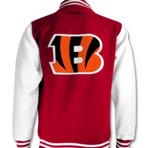 Vintage Red NFL Cincinnati Bengals Cotton Jacket