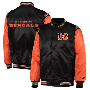Cincinnati Bengals Enforcer Varsity Satin Jacket