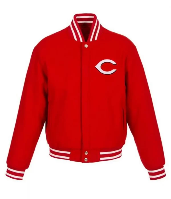 Varsity Cincinnati Reds Wool Red Jacket