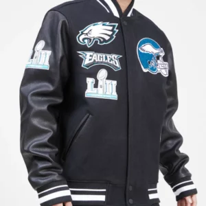 Black Philadelphia Eagles Pro Standard Mashup Logo Jacket