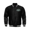 New York Jets Starter Locker Room Satin Varsity Full-Snap Jacket