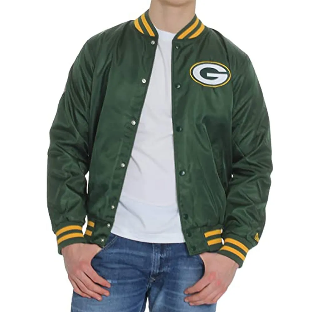 green bay packers varsity jacket