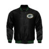 Green Bay Packers Starter Locker Room Satin Varsity Full-Snap Jacket
