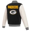 Green Bay Packers Varsity Black/White Jacket