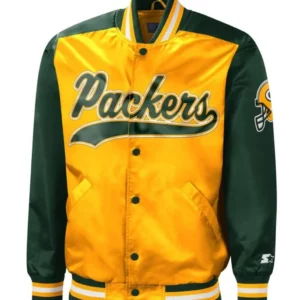 Tradition Green Bay Packers Satin Jacket