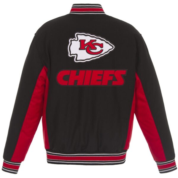 Kansas City Chiefs JH Design Wool Full-Snap Jacket