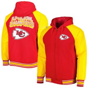 Kansas City Chiefs G-III Sports by Carl Banks Defender Raglan Full-Zip Hoodie Varsity Jacket