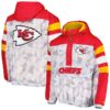 Kansas City Chiefs Starter Thursday Night Gridiron Raglan Half-Zip Hooded Jacket 