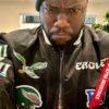 Kevin Hart Philadelphia Eagles Black Bomber Jacket