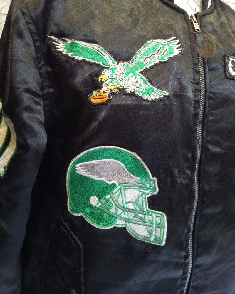 Kevin Hart Philadelphia Eagles Black Jacket