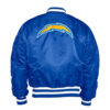 Royal Blue Los Angeles Chargers Alpha Industries X New Era Reversible MA-1 Bomber Jacket