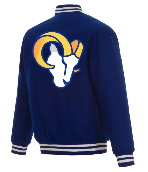 Varsity LA Rams Wool Royal Blue Jacket