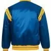 The Enforcer Los Angeles Rams Royal Blue Full-Snap Satin Jacket