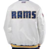 Los Angeles Rams UK Flag White Satin Jacket