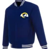 Varsity LA Rams Wool Royal Blue Jacket