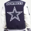 Navy Blue Dallas Cowboys Pro Standard Mashup Logo Jacket