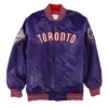 Purple NBA All Star 2000 Toronto Raptors Satin Jacket