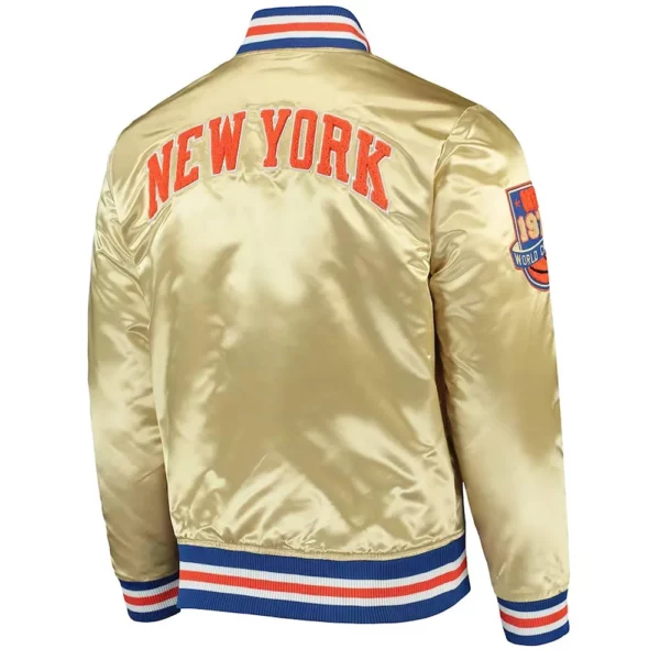 NY Knicks 1970 Champions 50th Anniversary Gold Jacket