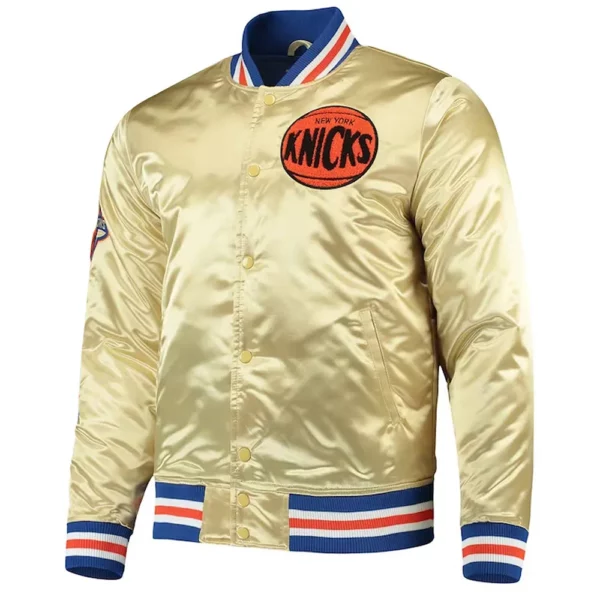 NY Knicks 1970 Champions 50th Anniversary Gold Jacket