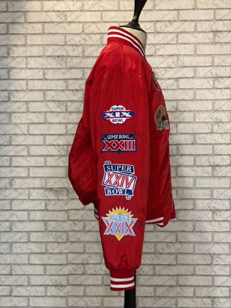 49ers SF Super Bowl Letterman Jacket