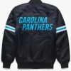 Carolina Panthers Black Satin Jacket