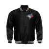 Toronto Blue Jays Starter Locker Room Satin Varsity Full-Snap Jacket